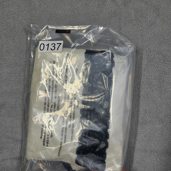 New York & Company Babydoll Tank Womens XS Ivory Black Lace Coquette Y2K Preppy - Picture 11 of 11